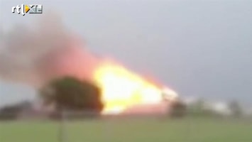 RTL Nieuws Amateurbeelden gigantisch explosie in Texas