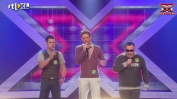 X Factor Trioronde: Sebastiaan, Pyke en Ed