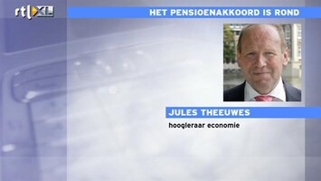 RTL Z Nieuws Hoogleraar: Theeuwes: pensioenakkoord is absoluut nog niet af