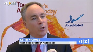 RTL Z Nieuws Volumedaling raakt Akzo het hardst