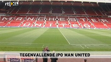 RTL Z Nieuws Beursgang Manchester United levert minder op dan verwacht