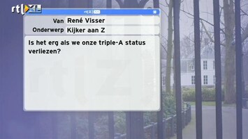 Special: De Kijker Aan Zet Is het erg als we onze triple A status verliezen?