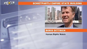 RTL Z Nieuws Schietpartij bij Emipre State Building: Boris Dittrich doet verslag