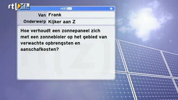 Special: De Kijker Aan Zet Hoe verhoudt een zonnepaneel zich tot een zonneboiler?