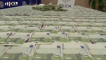 RTL Nieuws Spaanse politie neemt miljoenen aan valse euro's in beslag