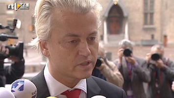 RTL Nieuws Wilders wil strijdbaar oppositie voeren