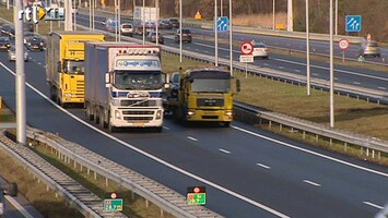 RTL Z Nieuws Actie vrachtwagenchauffeurs leidt tot weinig oponthoud