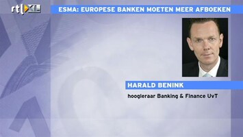RTL Z Nieuws Benink: banken moeten snel realistisch waarderen