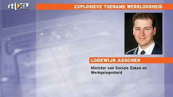 RTL Z Nieuws Asscher: hervormingen en bezuinigingen moeten