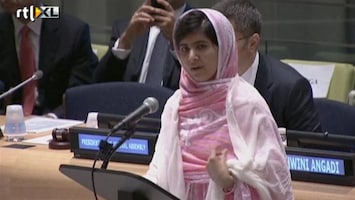 RTL Nieuws Malala pleit bij de VN voor recht op onderwijs