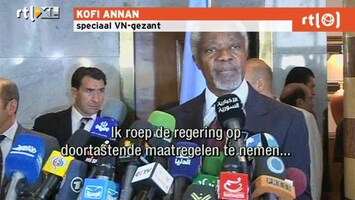RTL Z Nieuws Annan wil opnieuw praten met de Syrische president Assad