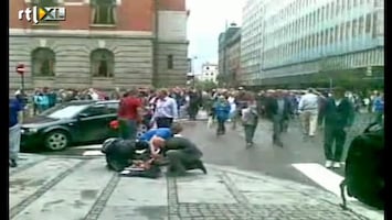 RTL Nieuws Ooggetuige filmt rampplek Oslo
