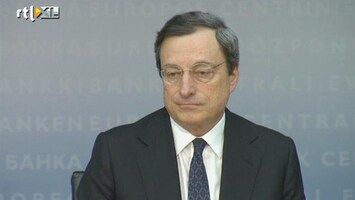 RTL Z Nieuws Draghi vindt dat niet ECB maar politiek moet ingrijpen