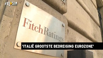 RTL Z Nieuws Italië grootste bedreiging Eurozone