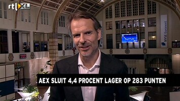 RTL Z Nieuws 17:35: AEX verliest 4,38% op 283 punten, opkopen obligaties omstreden