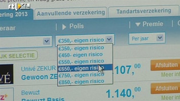 RTL Nieuws Hoger eigen risico voordelig voor de portemonnee