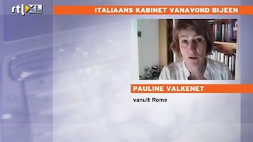 RTL Nieuws 'Regering Italië wil snel actie laten zien'