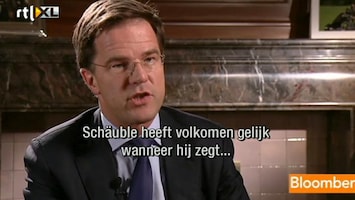 RTL Z Nieuws Rutte: we moeten elk paar naar Griekenland kijken