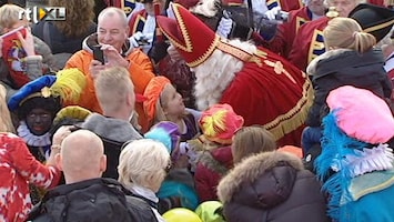 RTL Nieuws Prinsesjes verwelkomen Sinterklaas