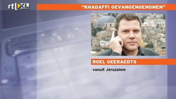 RTL Nieuws Roel Geeraedts: Khadaffi was op de vlucht