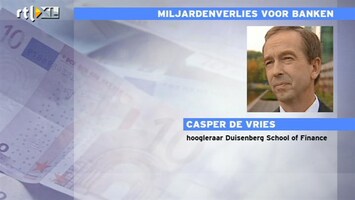 RTL Z Nieuws Afboekingen banken op Griekenland vallen tegen'