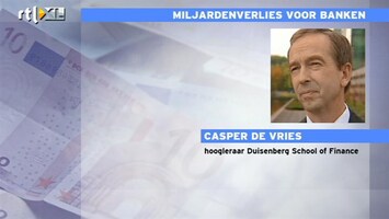 RTL Z Nieuws Afboekingen banken op Griekenland vallen tegen'
