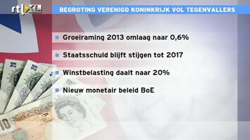 RTL Z Nieuws 15:00 Begroting UK vol met tegenvallers