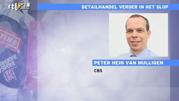 RTL Z Nieuws CBS: omzetten bedroevend slecht