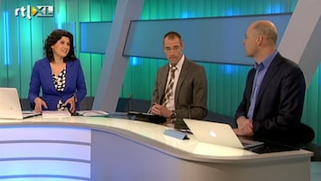 RTL Z Nieuws CPB-raming, met Bouman, Stegeman (Rabo), Schoenmaker en Frits Wester