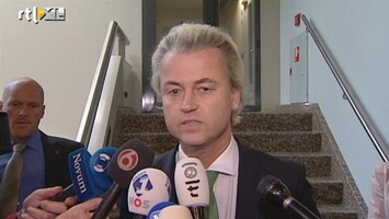 RTL Nieuws Wilders: ik pas voor Brusselse eisen