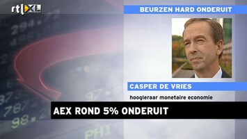 RTL Z Nieuws Hoogleraar Casper de Vries: VS en Europa zitten in Japan-scenario