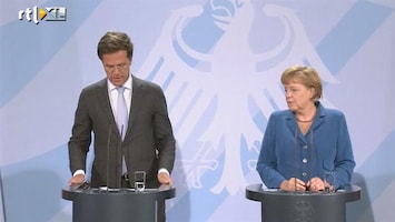 RTL Nieuws Rutte en Merkel: ruzie over Europa?