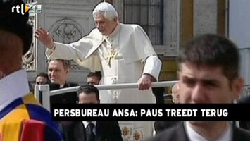 RTL Nieuws 'Vrijwillig vertrek Paus wel degelijk mogelijk'