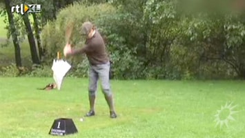 RTL Boulevard Prins Daniel speelt golf