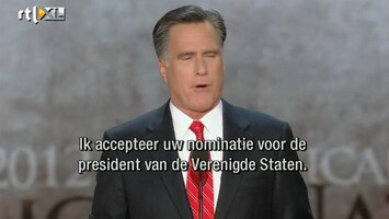 RTL Z Nieuws Mitt Romney nu officieel presidents-kandidaat