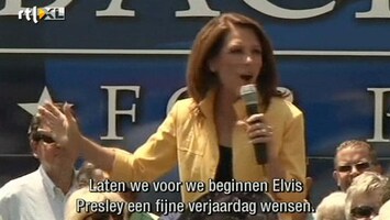 RTL Nieuws Pijnlijk foutje Michele Bachmann