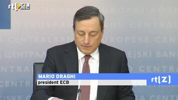RTL Z Nieuws Draghi zucht over Hollande: de ECB is onafhankelijk