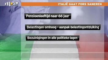 RTL Z Nieuws Pensioenleeftijd Italië sneller naar 66 dan in Nederland