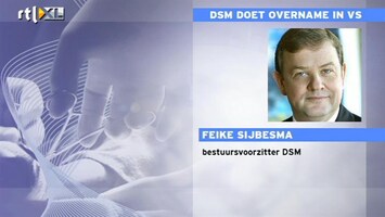 RTL Z Nieuws DSM-topman Sybesma in z'n nopjes met aankoop
