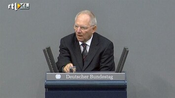 RTL Z Nieuws Schäuble: haast maken met aanscherpen begrotingsdiscipline in Europa