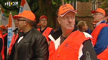 RTL Z Nieuws Protesten werknemers aluminiumsmelter Aldel