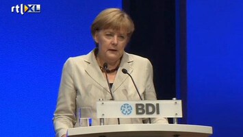 RTL Z Nieuws Merkel: gebrek aan vertrouwen in Europa