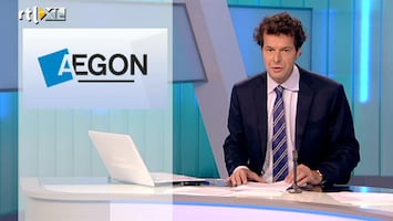 RTL Z Nieuws Aegon grote winnaar op de beurs: +6%