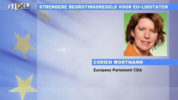 RTL Z Nieuws Meerderheid Europees Parlement stemt in met strengere begrotingsregels voor lidstaten