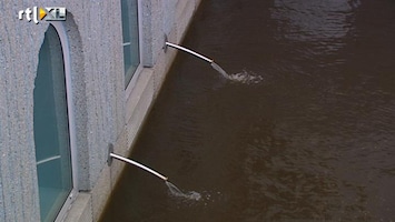 RTL Nieuws Groninger Museum bedreigd door hoogwater