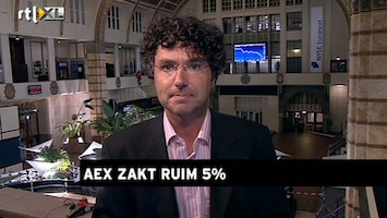 RTL Z Nieuws 16:00 De beurzen zakken weer knetterhard: pure paniek