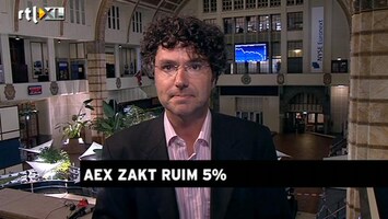 RTL Z Nieuws 16:00 De beurzen zakken weer knetterhard: pure paniek