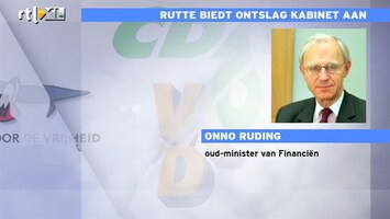 RTL Z Nieuws Moeilijk: demissionair kabinet heeft ook geen meerderheid