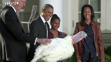 RTL Nieuws Obama geeft twee kalkoenen gratie voor Thanksgiving