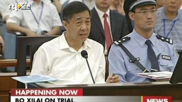 RTL Z Nieuws Chinese rechtbank stuurt de feiten aanklacht Bo Xilai per twitter